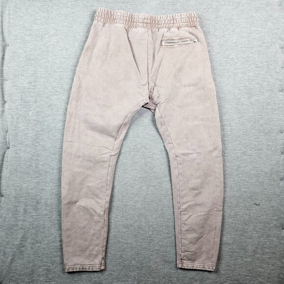 Kith 101 Sport Bleecker Dusty Mauve Pink Pull-on Sweatpant Men's Size M Stained - Picture 2 of 13